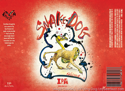 Flying Dog – Snake Dog IPA & Raging Bitch Cans