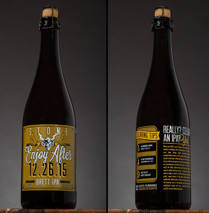 Stone – Enjoy After 12.26.15 Brett IPA Coming Soon