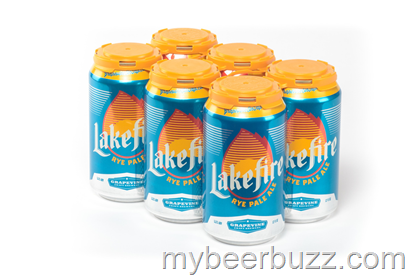 Grapevine Craft Brewery – Lakefire Rye Pale Ale Cans