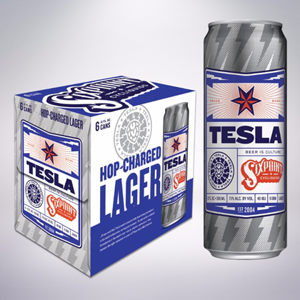 Sixpoint Releasing Tesla Lager Cans