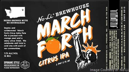 No-Li Celebrates Communities with March Forth Citrus IPA