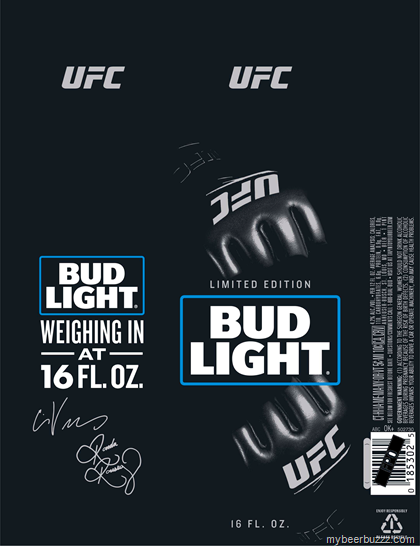 Bud Light – UFC Limited Edition 16oz Aluminum Bottles & Kickoff Cans
