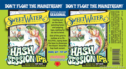 SweetWater – NEW Hash Session IPA Coming To Cans & Bottles