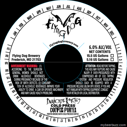Flying Dog Brewhouse Rarities Cold Press Coffee Porter & Heat Series Oaked Chipotle Ale