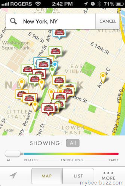 Stella Artois Introduces Le Bar Guide 2.0: Mobile App Presents Nightlife Options Tailored to User's Mood