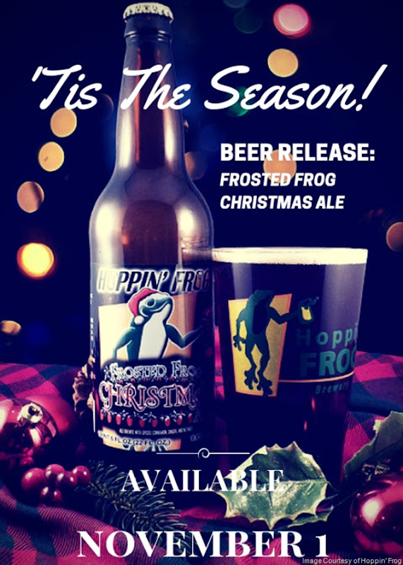Hoppin’ Frog Frosted Frog Coming 11/1