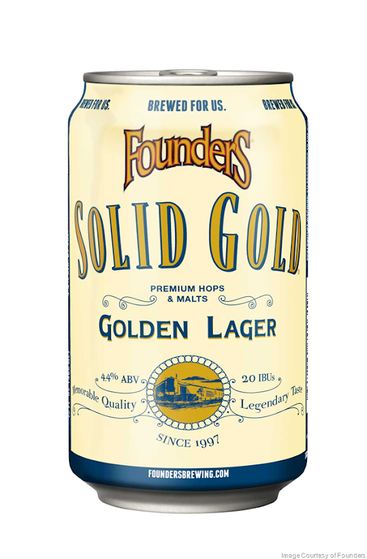 Founders Releasing Solid Gold Cans in Feb 2018