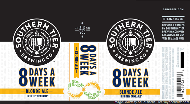 Southern Tier Brewing – 8 Days A Week Cans