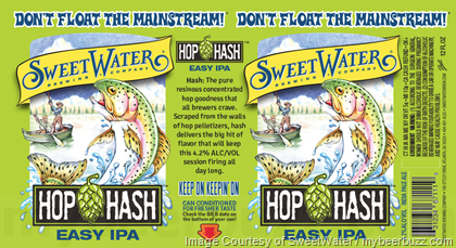 SweetWater Updating Hop Hash Easy IPA Cans & Bottles