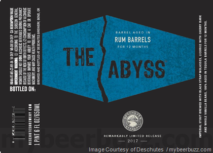 Deschutes Adding Rum & Tequila Barrel Abyss 2017 Versions