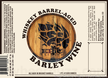 Epic Brewing – Whiskey Barrel-Aged Barley Wine Bottles