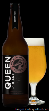 Pelican Releasing Queen of Hearts Gin Barrel-Aged Saison