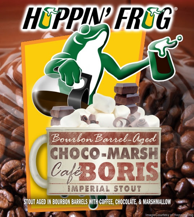 Hoppin’ Frog Releasing Bourbon Barrel-Aged Choco-Marsh Café B.O.R.I.S.