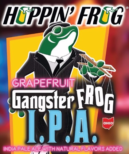 Hoppin’s Frog Grapefruit Gangster Frog IPA Coming 5/13