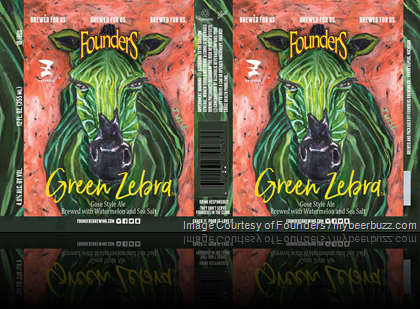 Founders Adding Green Zebra Gose 12oz Cans (ArtPrize)