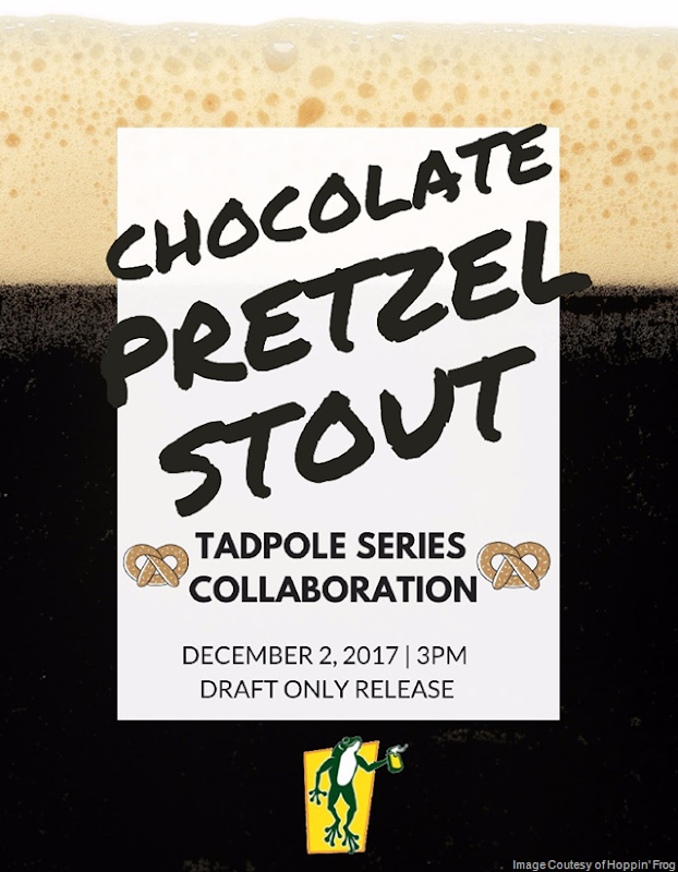 Hoppin’ Frog Releasing Tadpole Series Collaboration 12/2