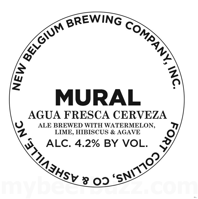 New Belgium Brewing – Mural Agua Fresca Cerveza