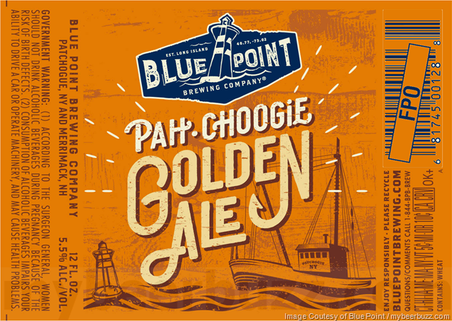 Blue Point Adding Pah-Choogie Golden Ale