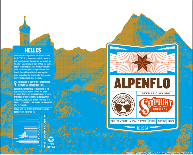Sixpoint Adding NEW Alpenflo Helles 24oz & 12oz Cans