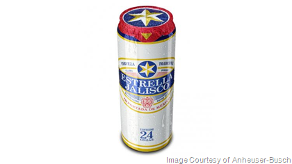 Anheuser-Busch & Estrella Jalisco Releasing 24oz Foil-Topped Cans In The U.S.