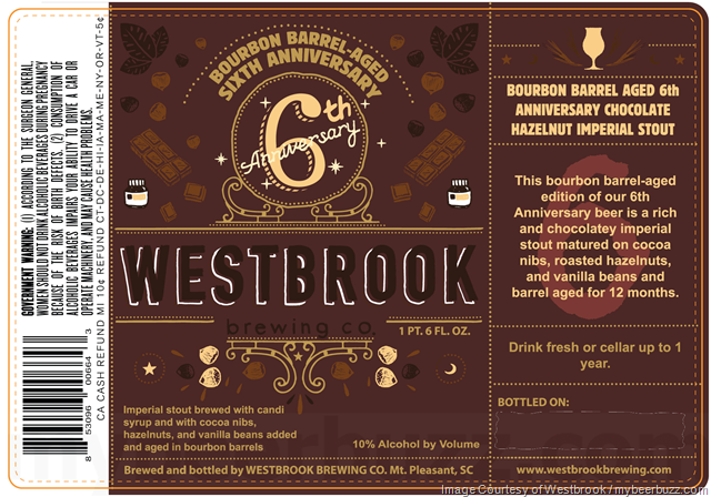 Westbrook Brewing Bourbon & Cabernet Barrel-Aged Sixth Anniversary
