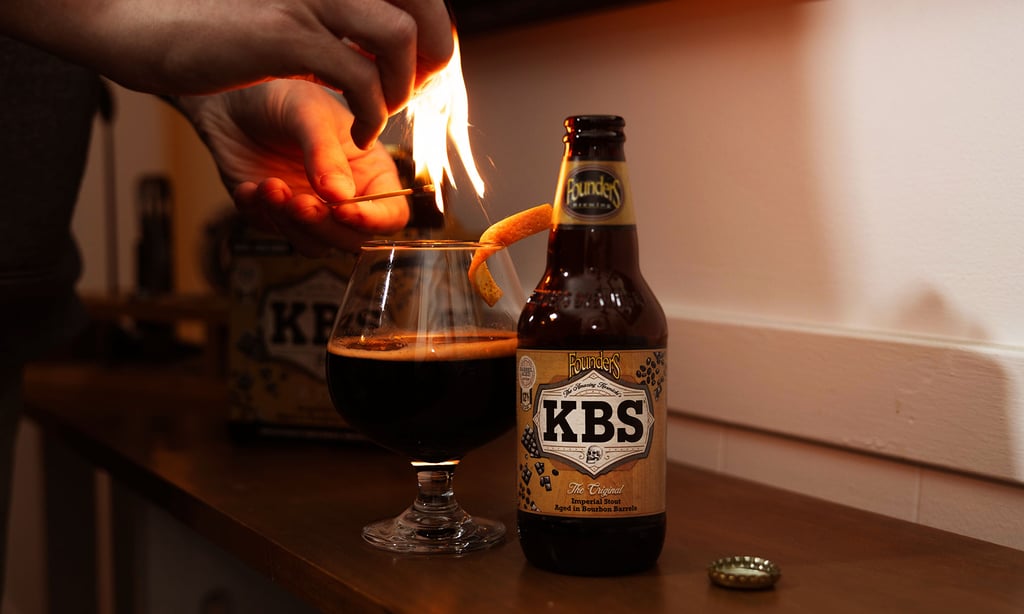 Founders KBS Campfire Sling Cocktail