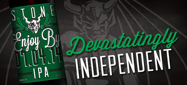 Stone Enjoy By 07.04.14 IPA Rolls Out to Markets Starting Today!