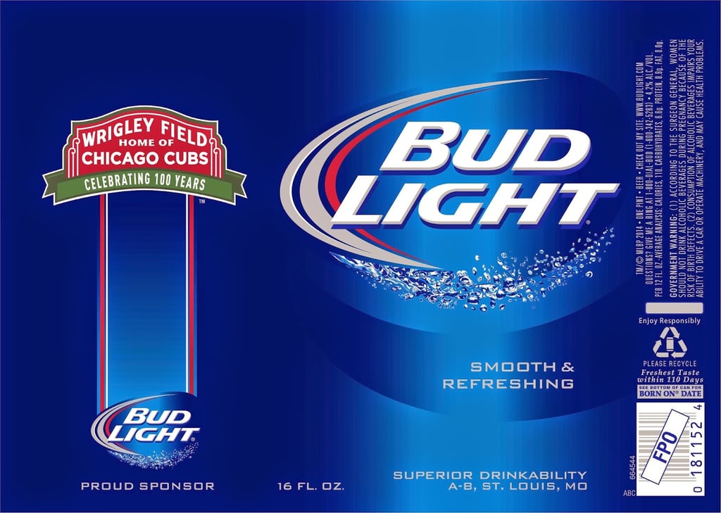 Bud Light – Wrigley Field / Chicago Cubs Cans