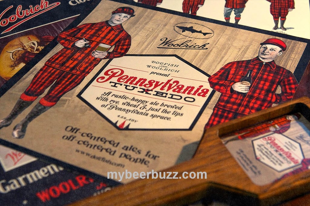 Dogfish Head Collaborates With Woolrich For "Pennsylvania Tuxedo" Brew & Clothing