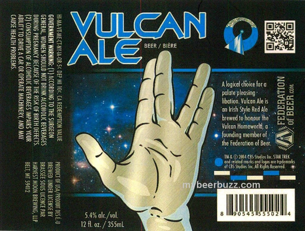 Harvest Moon Brewing – Vulcan Ale (Star Trek) & Broken Bale