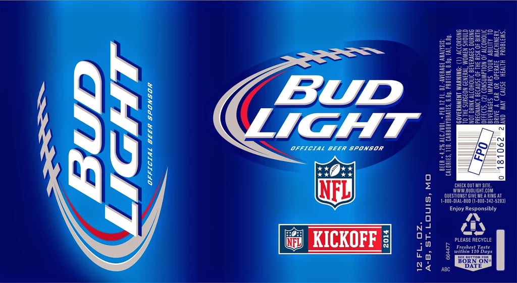 Bud Light – NFL Kickoff 2014 Commemorative Team Cans