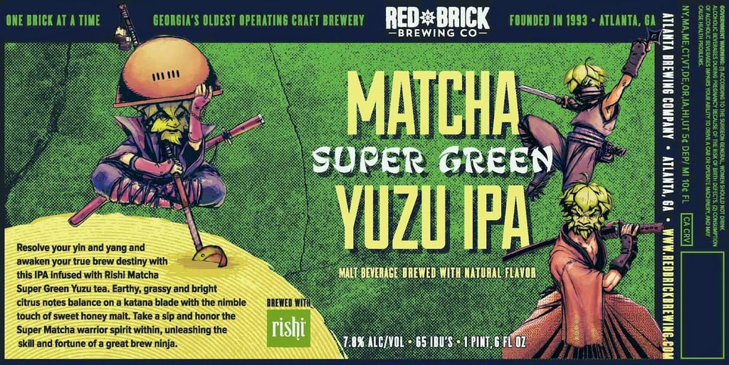 Red Brick – Matcha Super Green Yuzu IPA