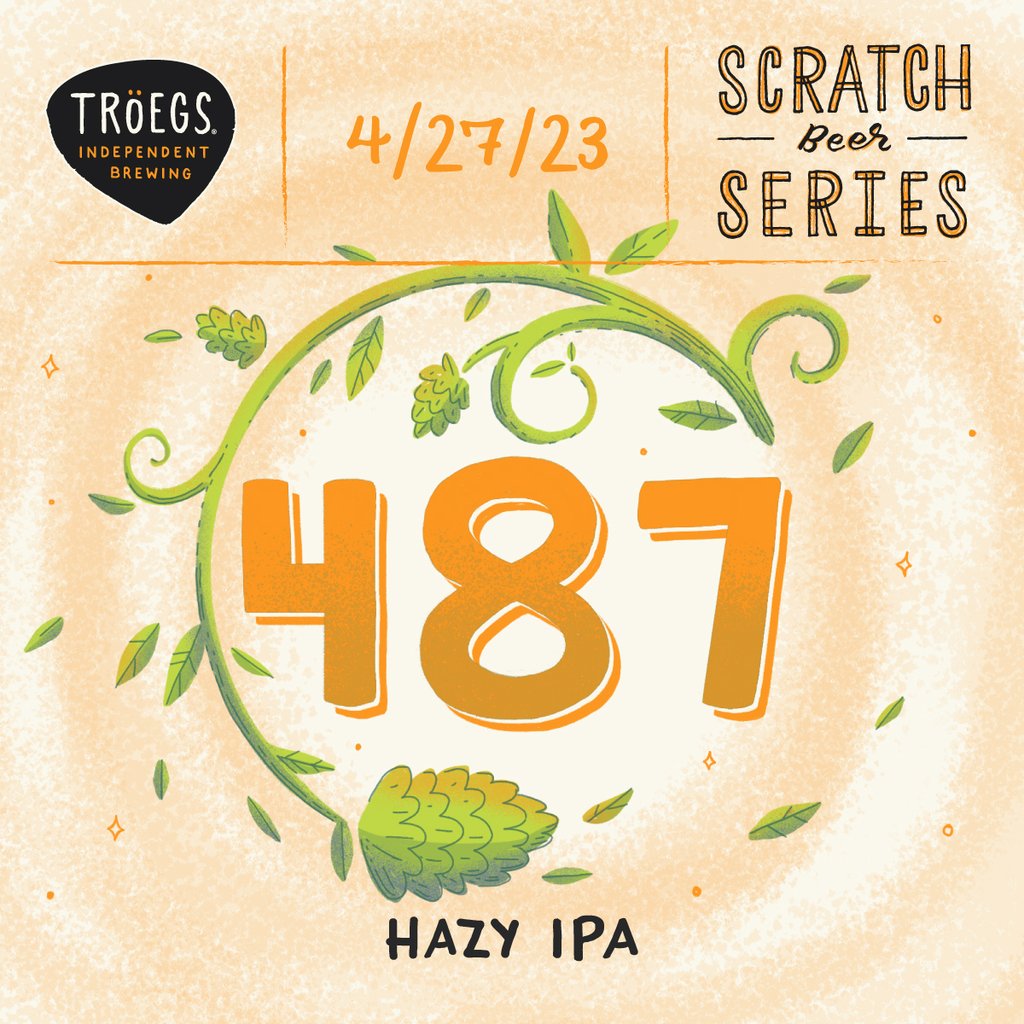 Tröegs Releasing Scratch # 487 Hazy IPA