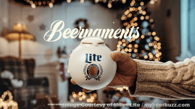 Miller Lite Introduces Beernaments, Drinkable Ornaments for the Holidays