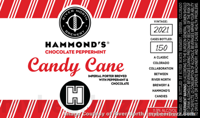River North Packaging Hammond’s Chocolate Peppermint Candy Cane, Zero Over Zero & Dark Sorceress