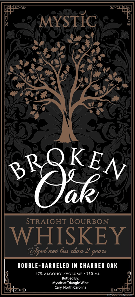 Mystic Distillery Broken Oak Straight Bourbon Whiskey