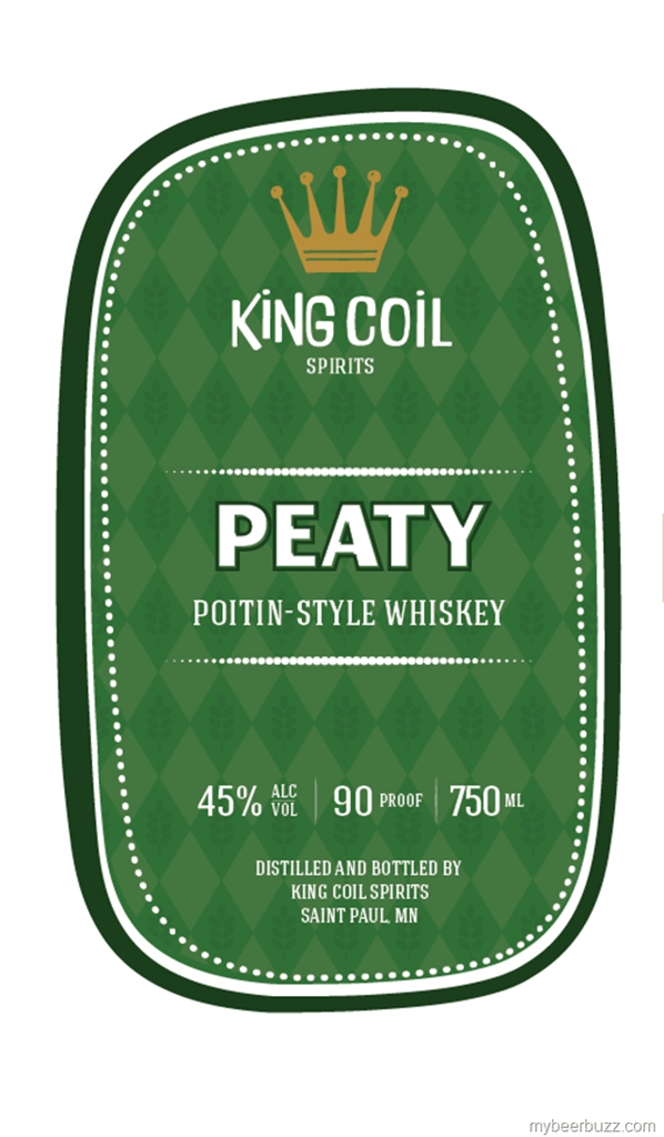 King Coil Spirits Peaty Poitin-Style Whiskey