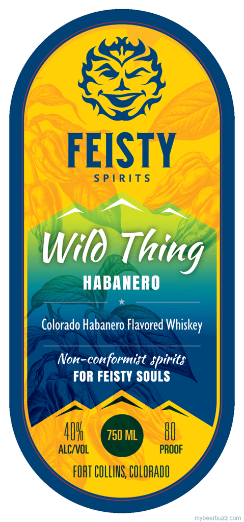 Feisty Spirits Wild Thing Habanero Favored Whiskey