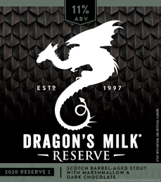 New Holland Adding Dragon’s Milk Reserve 2020 Reserve 2 Scotch BA Stout