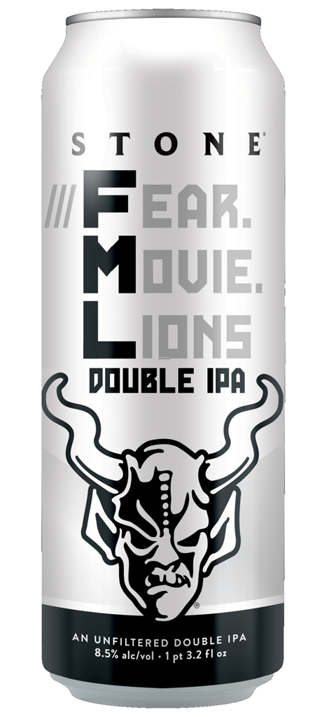 Stone Adding Fear Movie Lions 19.2oz Cans & New Packaging