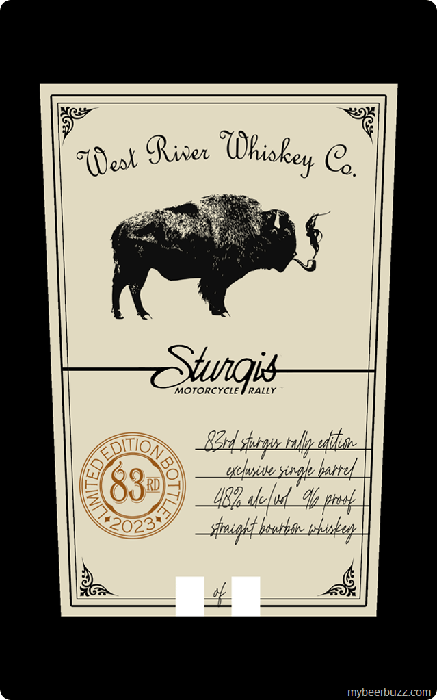 West River Whiskey Sturgis Motorcycle Rally 83rd Edition Exclusive Single Barrel