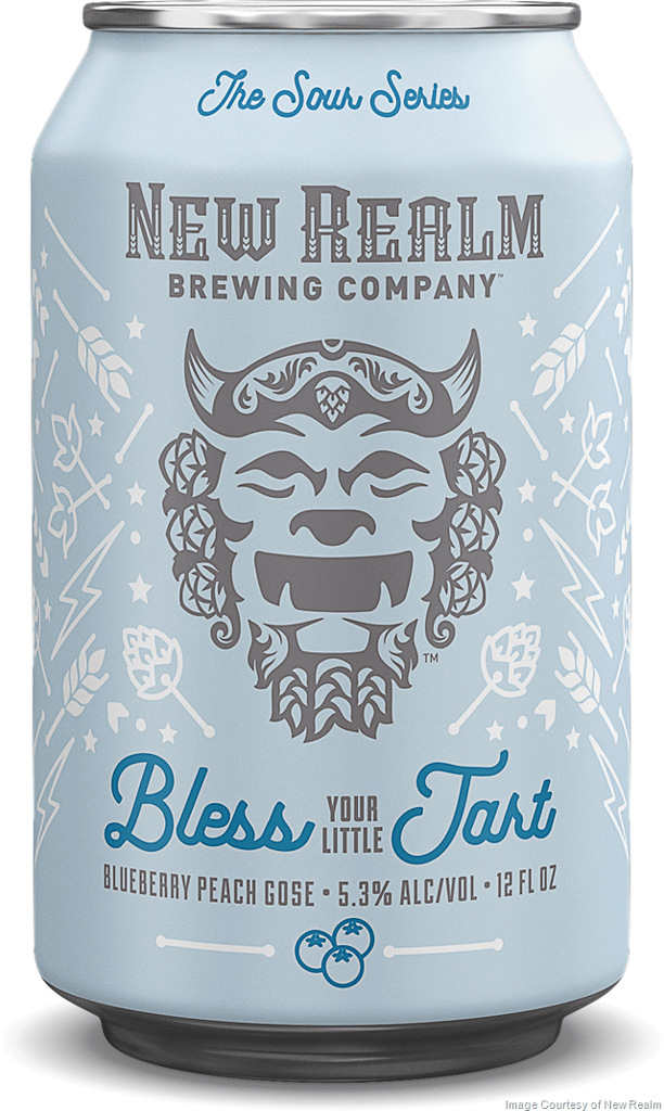 The Sour Series Continues at New Realm Brewing With Blueberry Peach Gose – “Bless Your Little Tart”