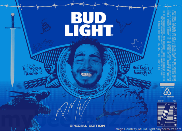 Bud Light Adding Post Malone 2019 Special Edition Cans