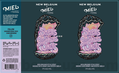 New Belgium & Miel Brewery Collaborate On Shells On Shells On Shells New Orleans-Style Stout