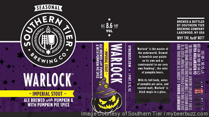 Southern Tier – Warlock Imperial Stout Returns In 12oz & 22oz Bottles