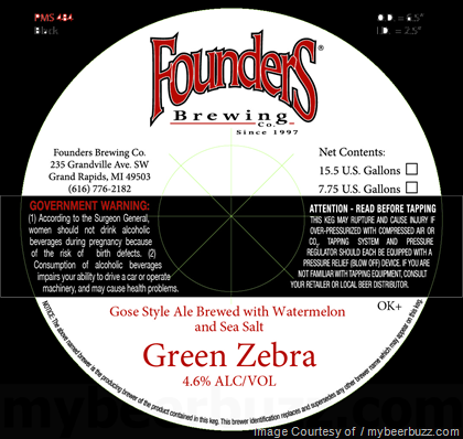 Founders – Green Zebra Gose