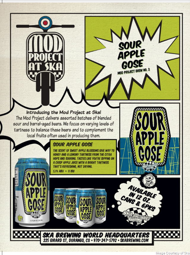Ska Brewing Sour Apple Gose Returns