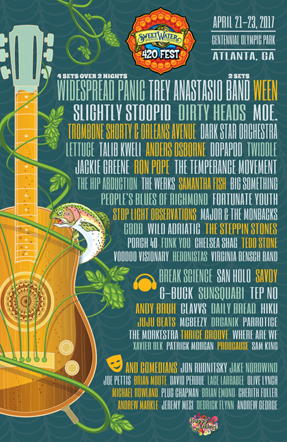SweetWater 420 fest To Feature Widespread Panic, Trey Anastasio Band, Slightly Stoopid…