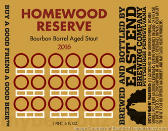 East End Brewing – Homewood Reserve 2016
