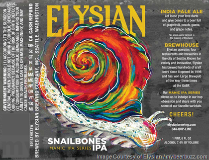 Elysian – Snailbones IPA Coming To Manic IPA Series